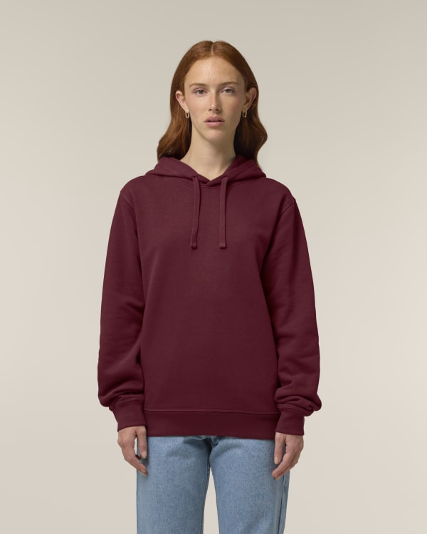 SOUNDER - BURGUNDY - SWEATSHIRTS HOODIE - UNISEKS