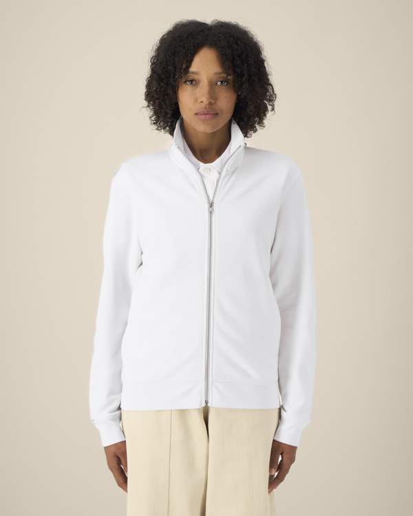 TRAILER 2.0 - WHITE - SWEATSHIRTS JACKET - UNISEX