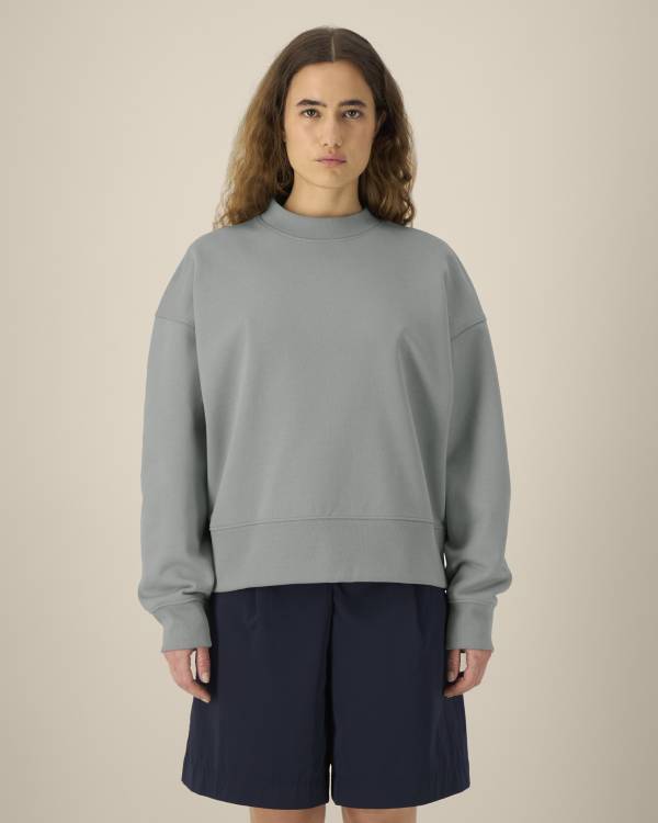 RYLER - MISTY GREY - SWEATSHIRTS CREWNECK - UNISEX