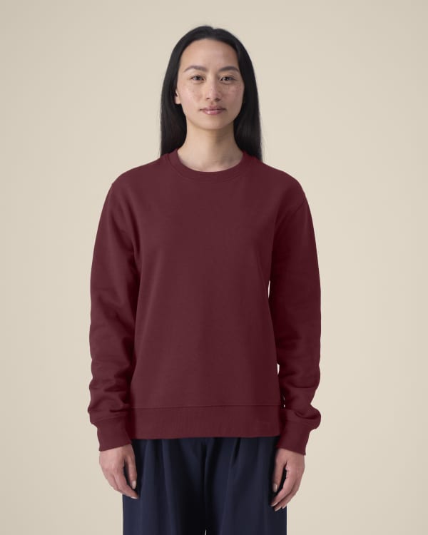 THINKER - BURGUNDY - SWEATSHIRTS CREWNECK - UNISEXE