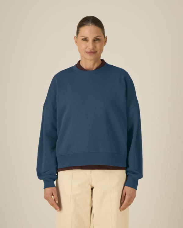 STELLA ALMA - DEEP TEAL - SWEATSHIRTS CREWNECK - VROUWEN