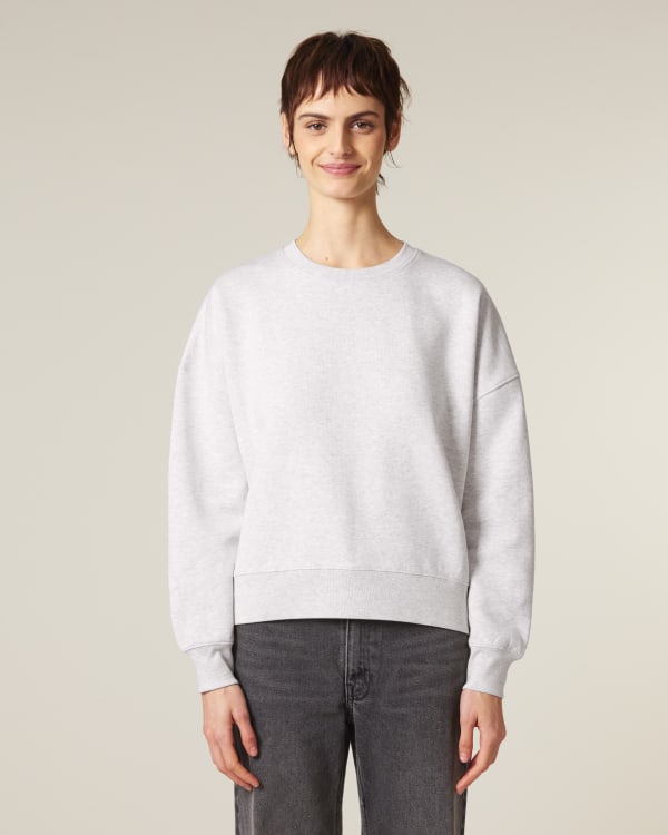 STELLA ALMA - COOL HEATHER GREY - SWEATSHIRTS CREWNECK - VROUWEN