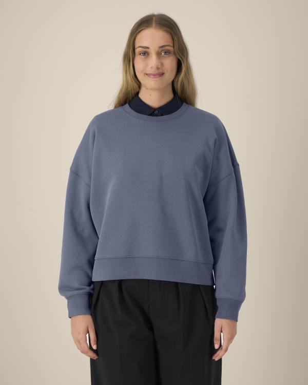 STELLA ALMA - BLUE GREY - SWEATSHIRTS CREWNECK - WOMEN