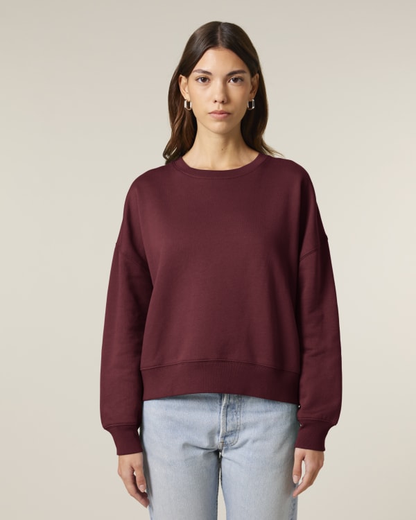 STELLA ALMA - BURGUNDY - SWEATSHIRTS CREWNECK - VROUWEN