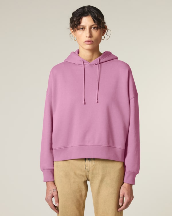 STELLA NORA - BUBBLE PINK - SWEATSHIRTS HOODIE - WOMEN