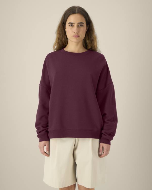 STELLA LIANNA - DEEP PLUM - SWEATSHIRTS CREWNECK - VROUWEN