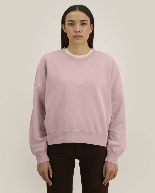 STELLA ALMA VINTAGE - G.DYED BLUSH - SWEATSHIRTS CREWNECK - VROUWEN