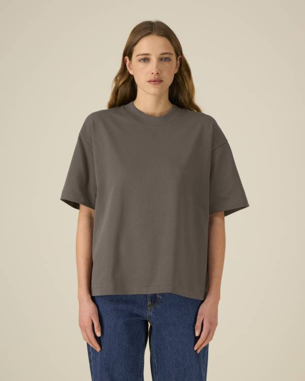 ASHER - MOCHA - TEE-SHIRTS SHORT SLEEVES - UNISEX