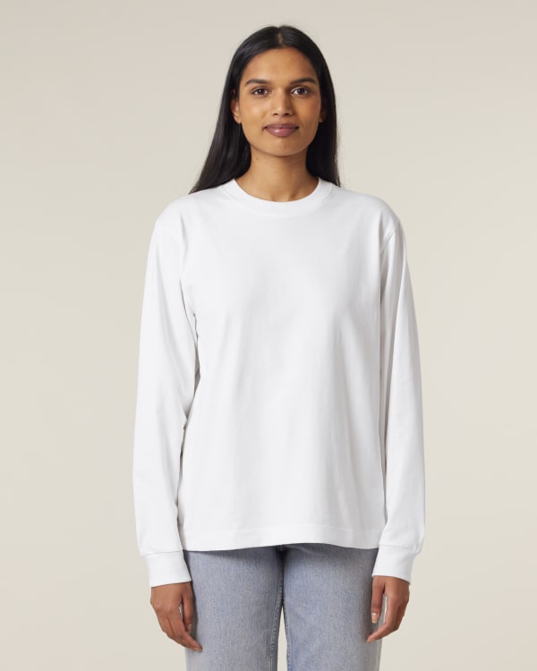 FREESTYLER LONG SLEEVE - WHITE - TEE-SHIRTS LONG SLEEVES - UNISEKS