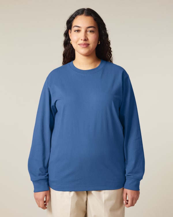 FREESTYLER LONG SLEEVE - MINDFUL BLUE - TEE-SHIRTS LONG SLEEVES - UNISEKS