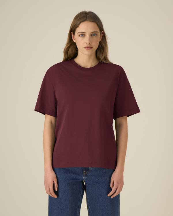 BREEZER - BURGUNDY - TEE-SHIRTS SHORT SLEEVES - UNISEX