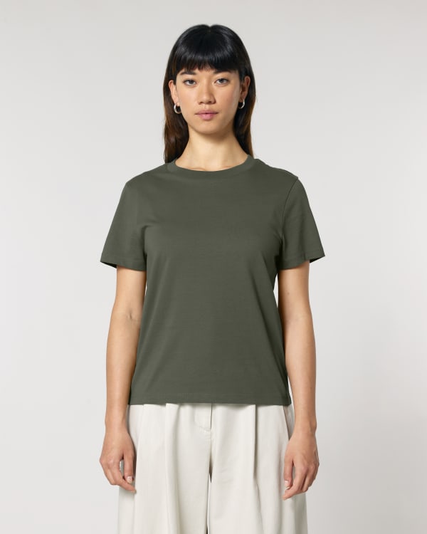 STELLA MUSER - KHAKI - TEE-SHIRTS SHORT SLEEVES - WOMEN