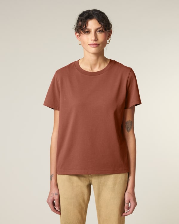 STELLA MUSER - HERITAGE BROWN - TEE-SHIRTS SHORT SLEEVES - WOMEN