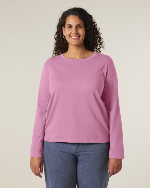 STELLA MUSER LONG SLEEVE - BUBBLE PINK - TEE-SHIRTS LONG SLEEVES - WOMEN
