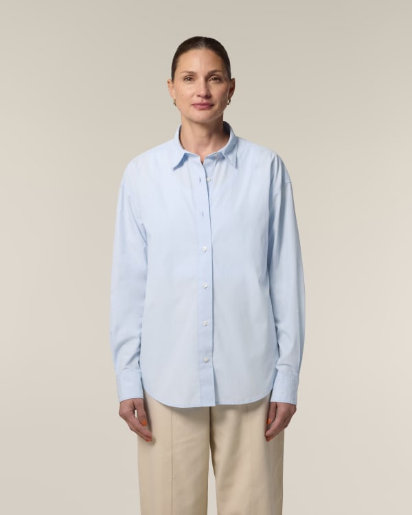 STELLA STYLER SHIRT - SUMMER BLUE - SHIRTS NON DENIM - VROUWEN