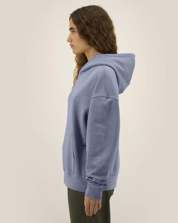 CHASER VINTAGE - G. DYED BLUE GREY - SWEATSHIRTS HOODIE - UNISEX