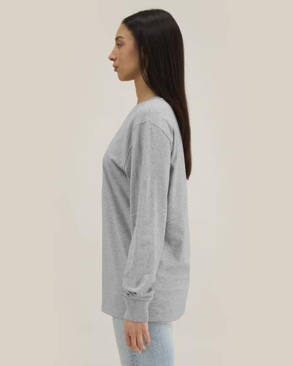 CREATOR 2.0 LONG SLEEVE - HEATHER GREY - TEE-SHIRTS LONG SLEEVES - UNISEX