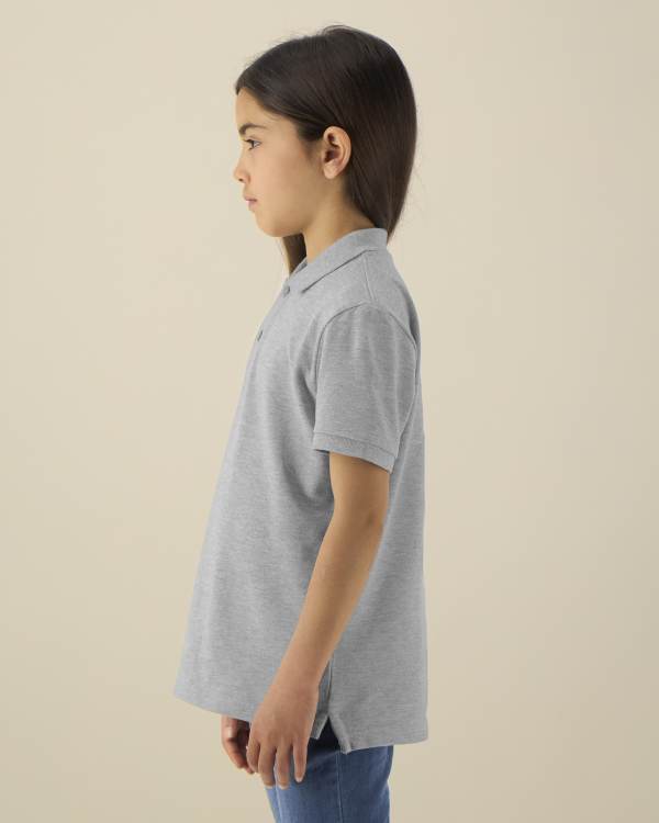 MINI SPRINTER - HEATHER GREY - POLOS SHORT SLEEVES - KIDS