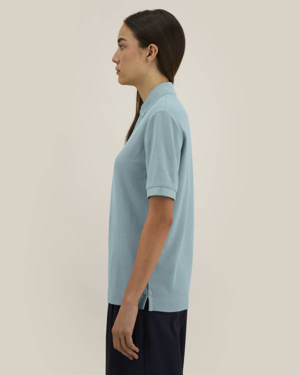 PREPSTER 2.0 - PEBBLE BLUE - POLOS SHORT SLEEVES - UNISEX