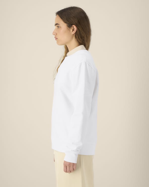 THINKER - WHITE - SWEATSHIRTS CREWNECK - UNISEXE