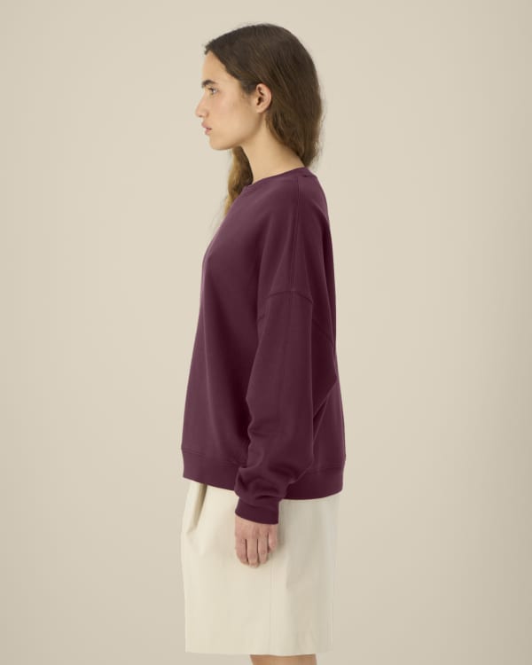 STELLA LIANNA - DEEP PLUM - SWEATSHIRTS CREWNECK - VROUWEN