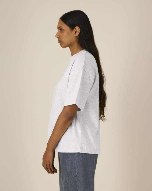 ASHER - COOL HEATHER GREY - TEE-SHIRTS SHORT SLEEVES - UNISEXO