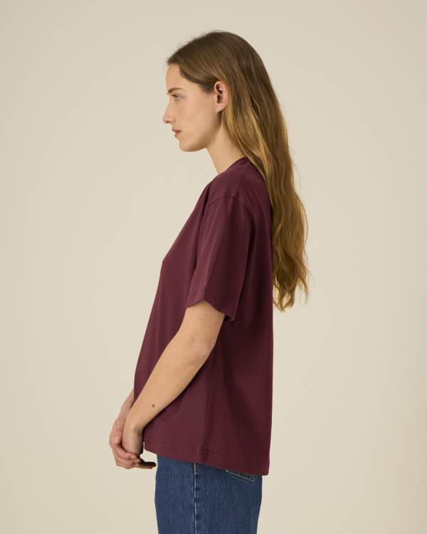 BREEZER - BURGUNDY - TEE-SHIRTS SHORT SLEEVES - UNISEX