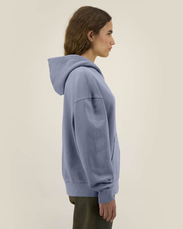 CHASER VINTAGE - G. DYED BLUE GREY - SWEATSHIRTS HOODIE - UNISEX