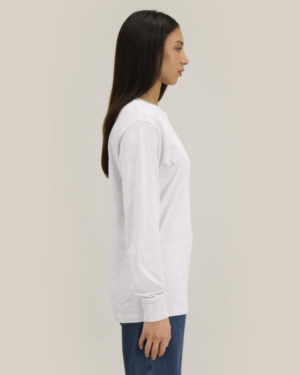 CREATOR 2.0 LONG SLEEVE - COOL HEATHER GREY - TEE-SHIRTS LONG SLEEVES - UNISEX