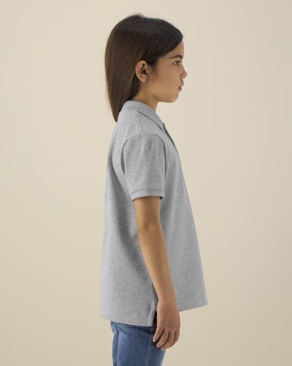 MINI SPRINTER - HEATHER GREY - POLOS SHORT SLEEVES - KIDS