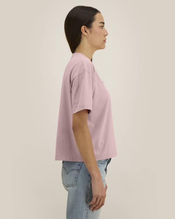 STELLA NOVA VINTAGE - G.DYED BLUSH - TEE-SHIRTS SHORT SLEEVES - FRAUEN
