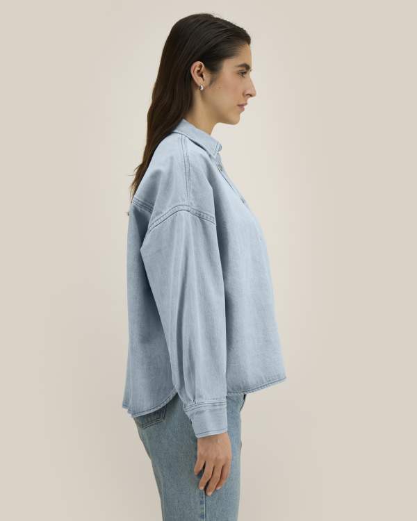STELLA EMBER - LIGHT WASH - SHIRTS DENIM - VROUWEN