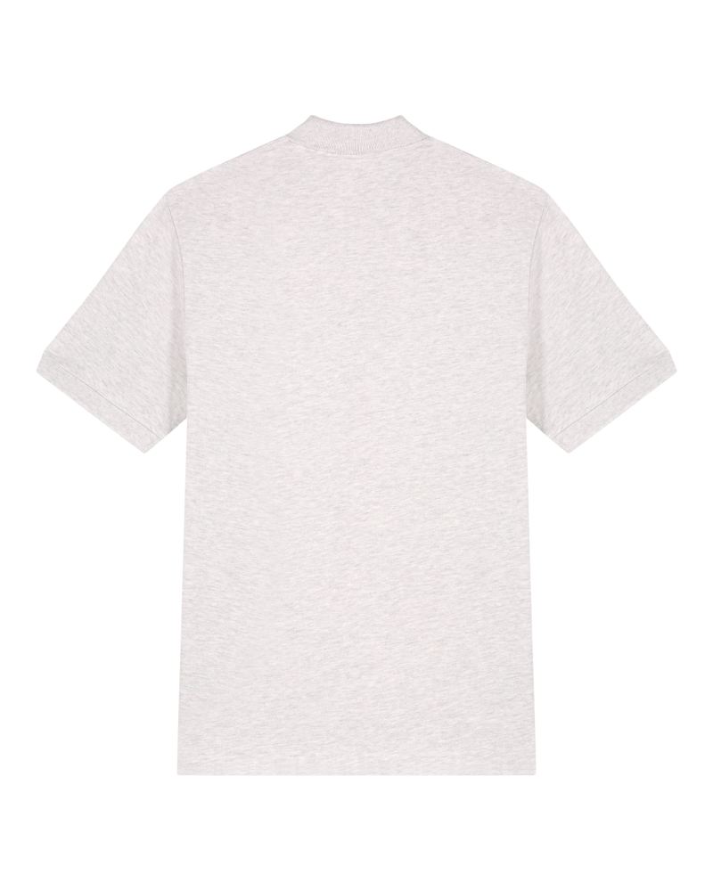 PREPSTER 2.0 - COOL HEATHER GREY - POLOS SHORT SLEEVES - UNISEXE