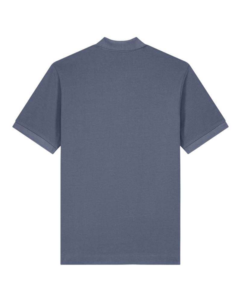 PREPSTER 2.0 - BLUE GREY - POLOS SHORT SLEEVES - UNISEXE
