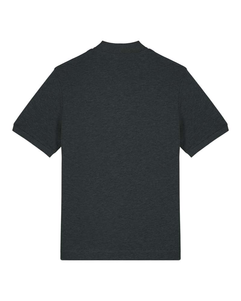 PREPSTER 2.0 - DARK HEATHER GREY - POLOS SHORT SLEEVES - UNISEXE