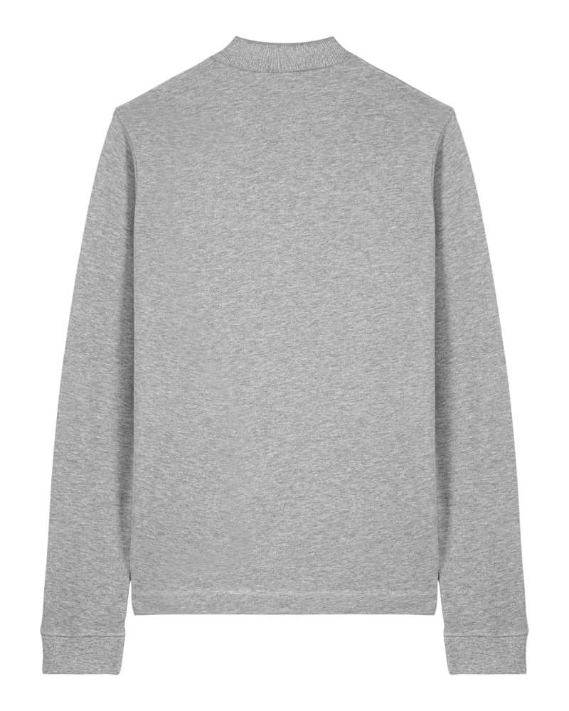 PREPSTER 2.0 LONG SLEEVE - HEATHER GREY - POLOS LONG SLEEVES - UNISEKS