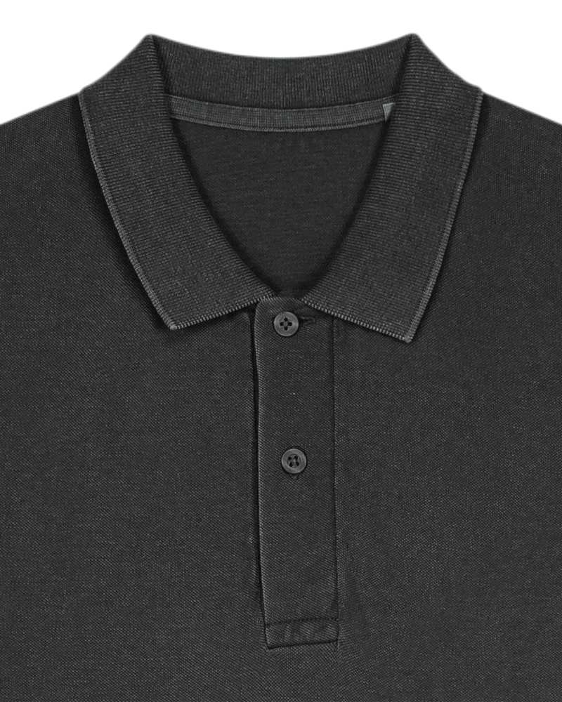 COASTER VINTAGE - G. DYED BLACK ROCK - POLOS SHORT SLEEVES - UNISEX
