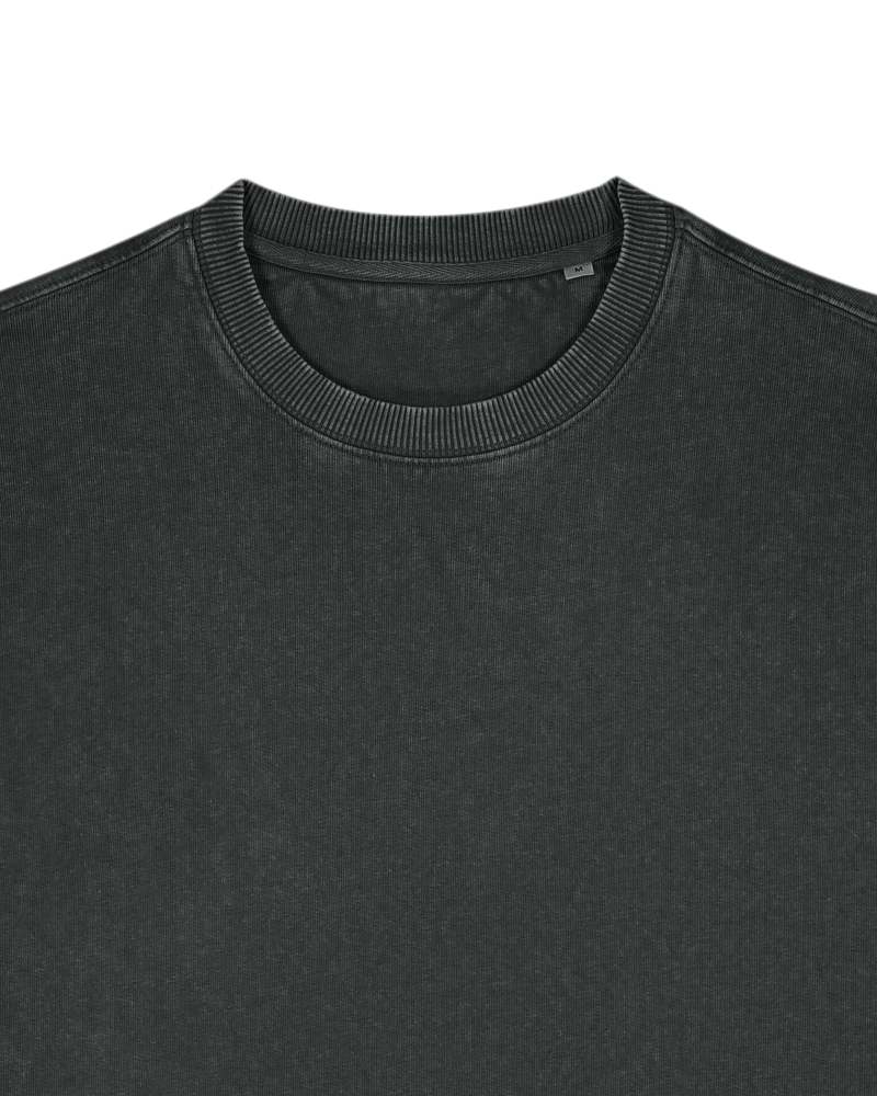 RADDER 2.0 VINTAGE - G. DYED BLACK ROCK - SWEATSHIRTS CREWNECK - UNISEKS