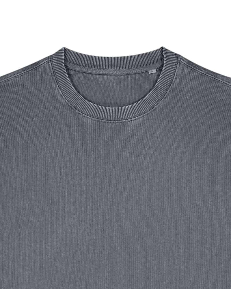 RADDER 2.0 VINTAGE - G. DYED ANTHRACITE - SWEATSHIRTS CREWNECK - UNISEKS
