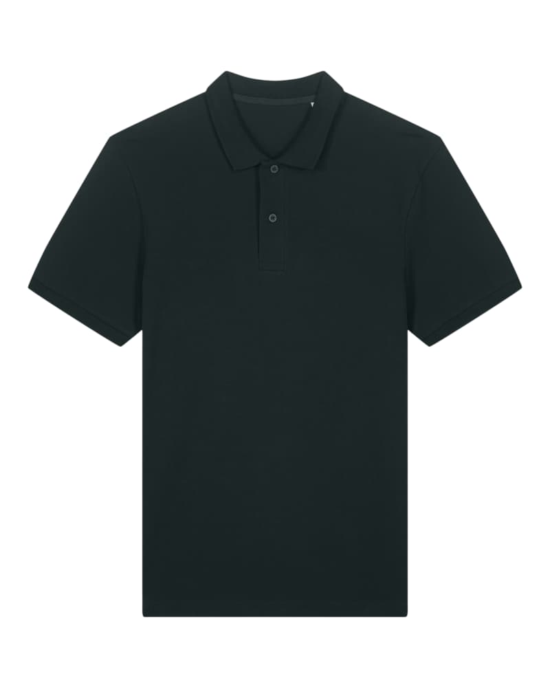 STANLEY COASTER - BLACK - POLOS SHORT SLEEVES - HOMMES