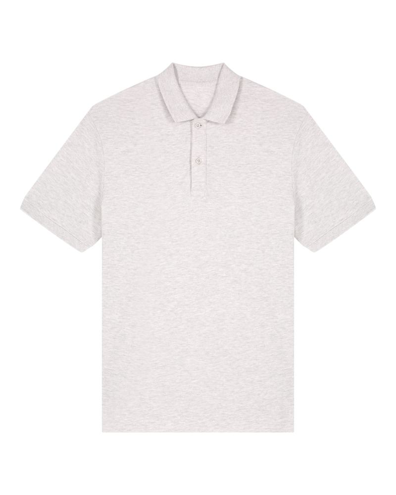 PREPSTER 2.0 - COOL HEATHER GREY - POLOS SHORT SLEEVES - UNISEXE