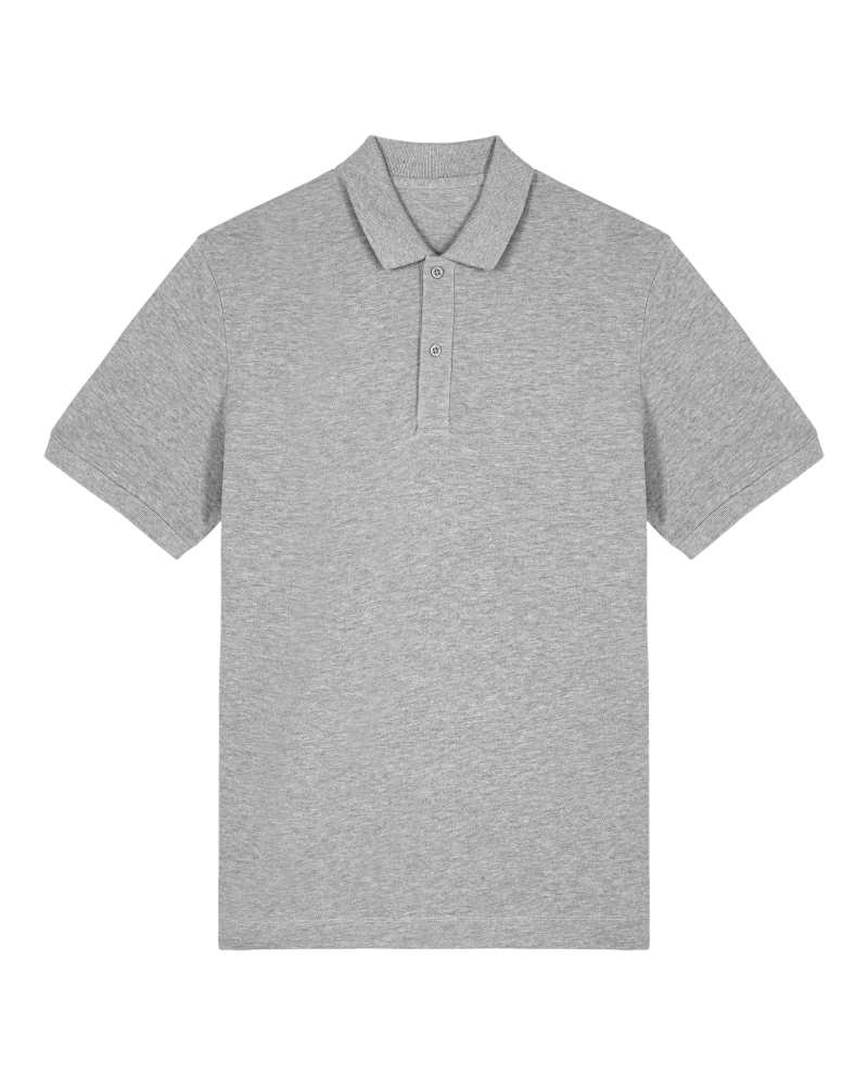 PREPSTER 2.0 - HEATHER GREY - POLOS SHORT SLEEVES - UNISEXE