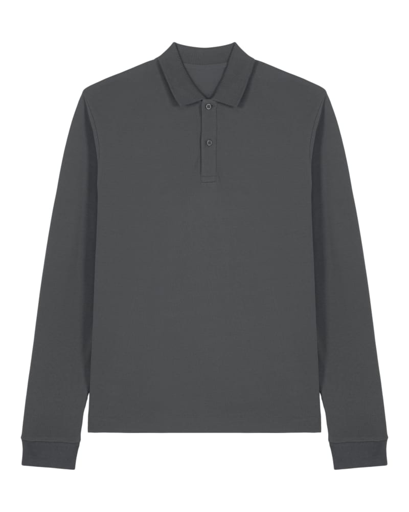 PREPSTER 2.0 LONG SLEEVE - ANTHRACITE - POLOS LONG SLEEVES - UNISEKS