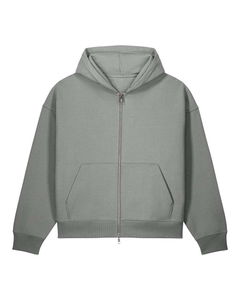 FRONTER - MISTY GREY - SWEATSHIRTS HOODIE - UNISEXE