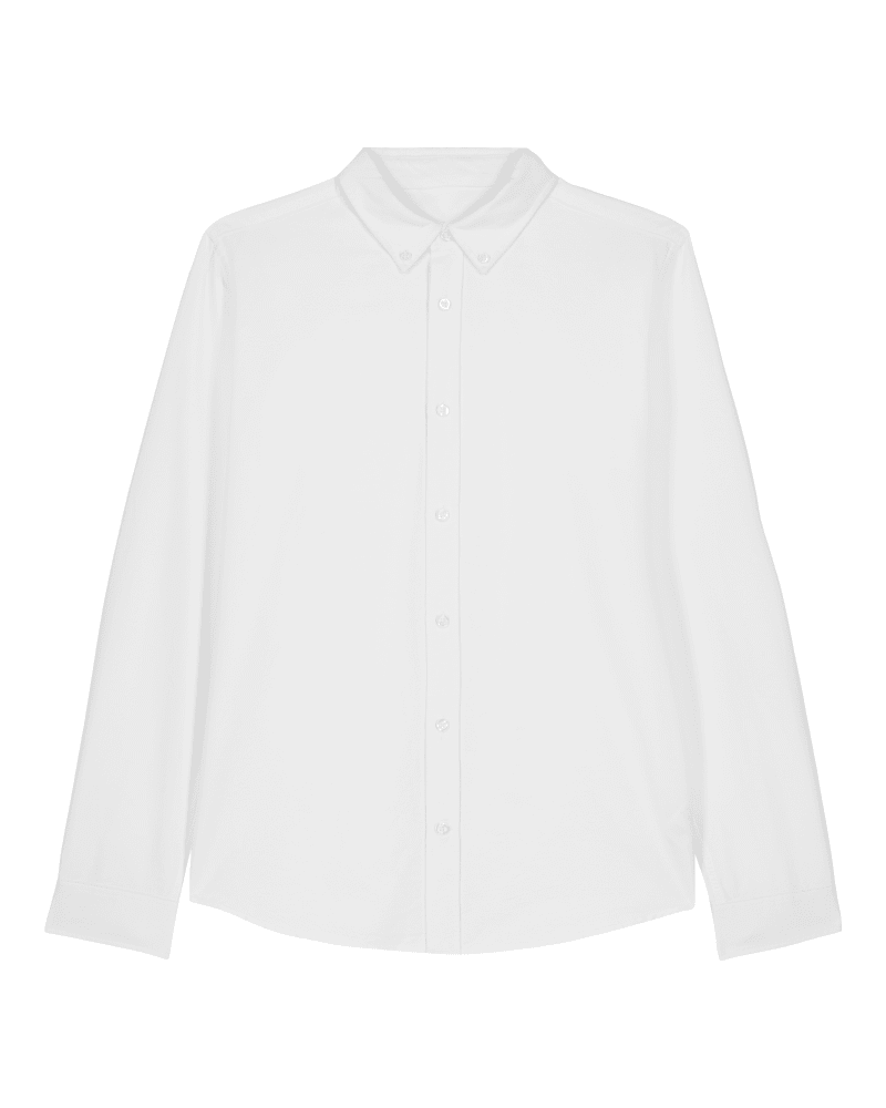 Stanley Oxford Shirt - White - Shirts - Men