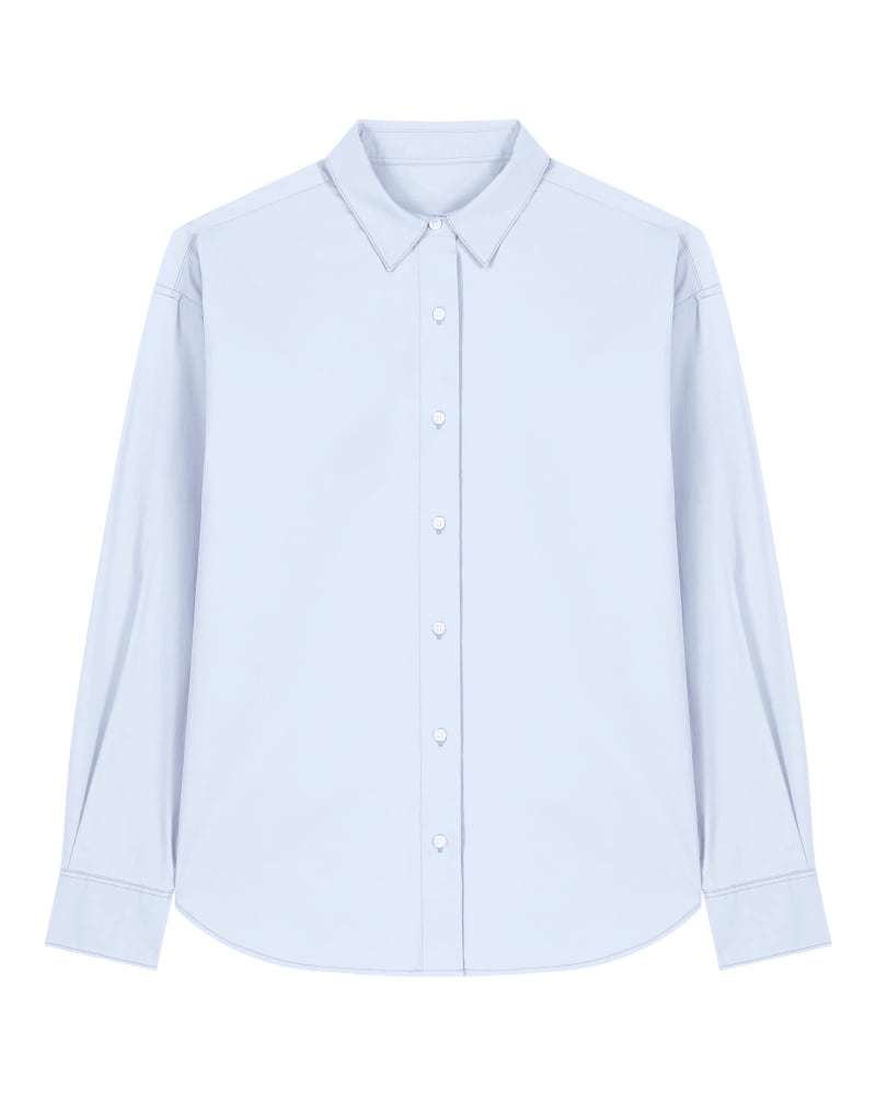 STANLEY STYLER SHIRT - SUMMER BLUE - SHIRTS NON DENIM - MANNEN
