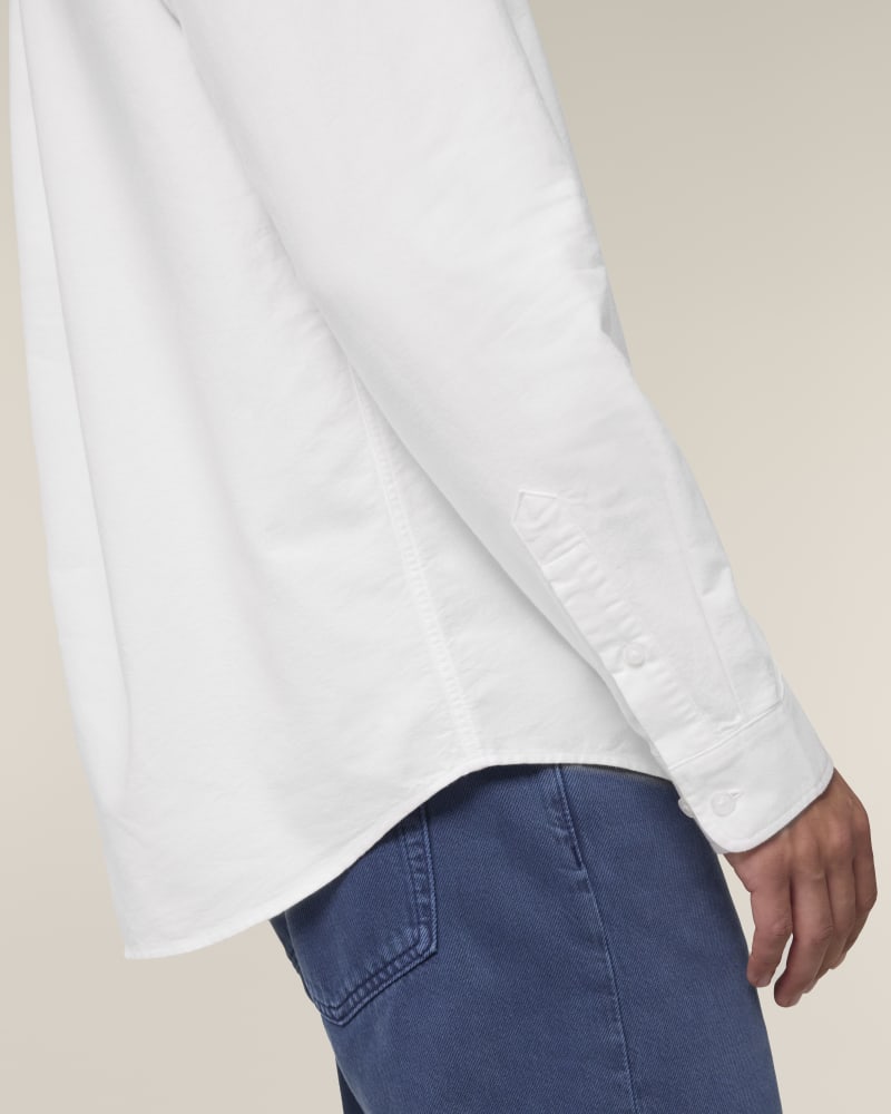 Stanley Oxford Shirt - White - Shirts - Men