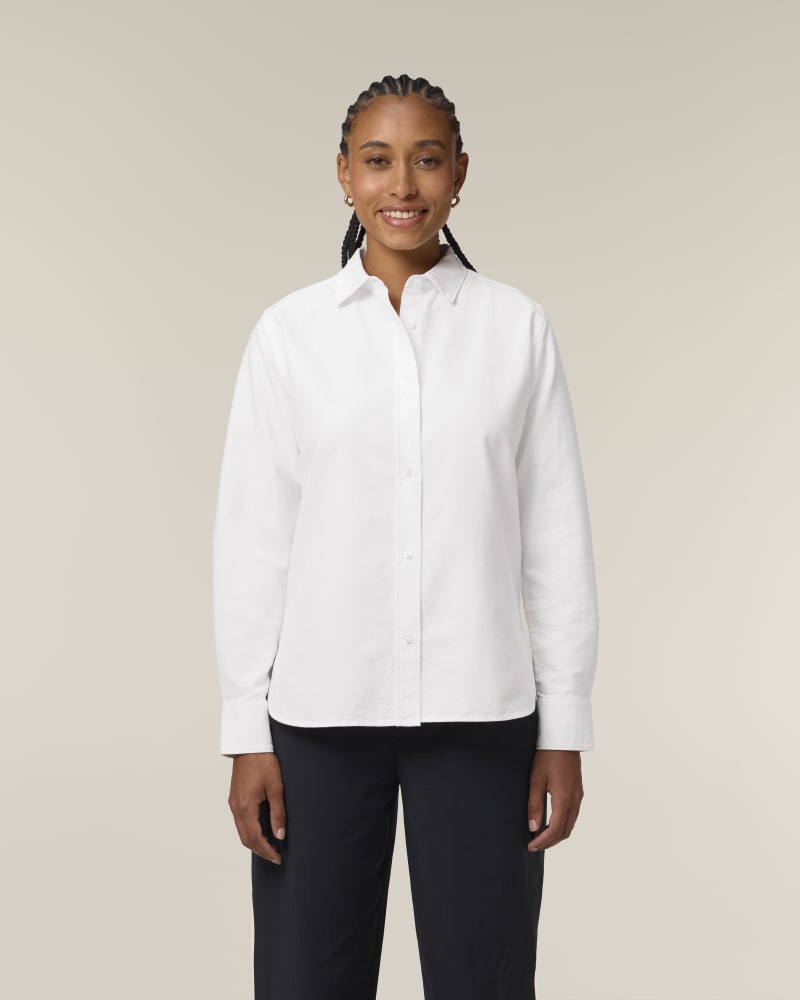 Stella Oxford Shirt - White - Shirts - Women