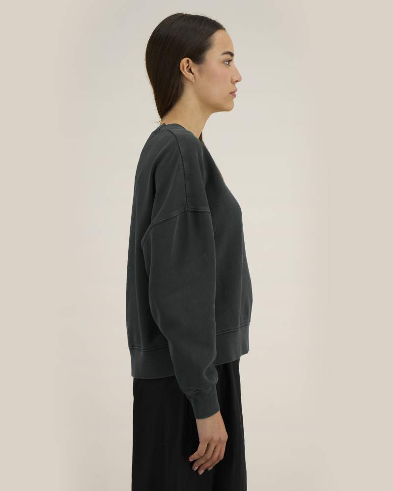 Stella Alma Vintage - G. Dyed Black Rock - Sweatshirts - Women