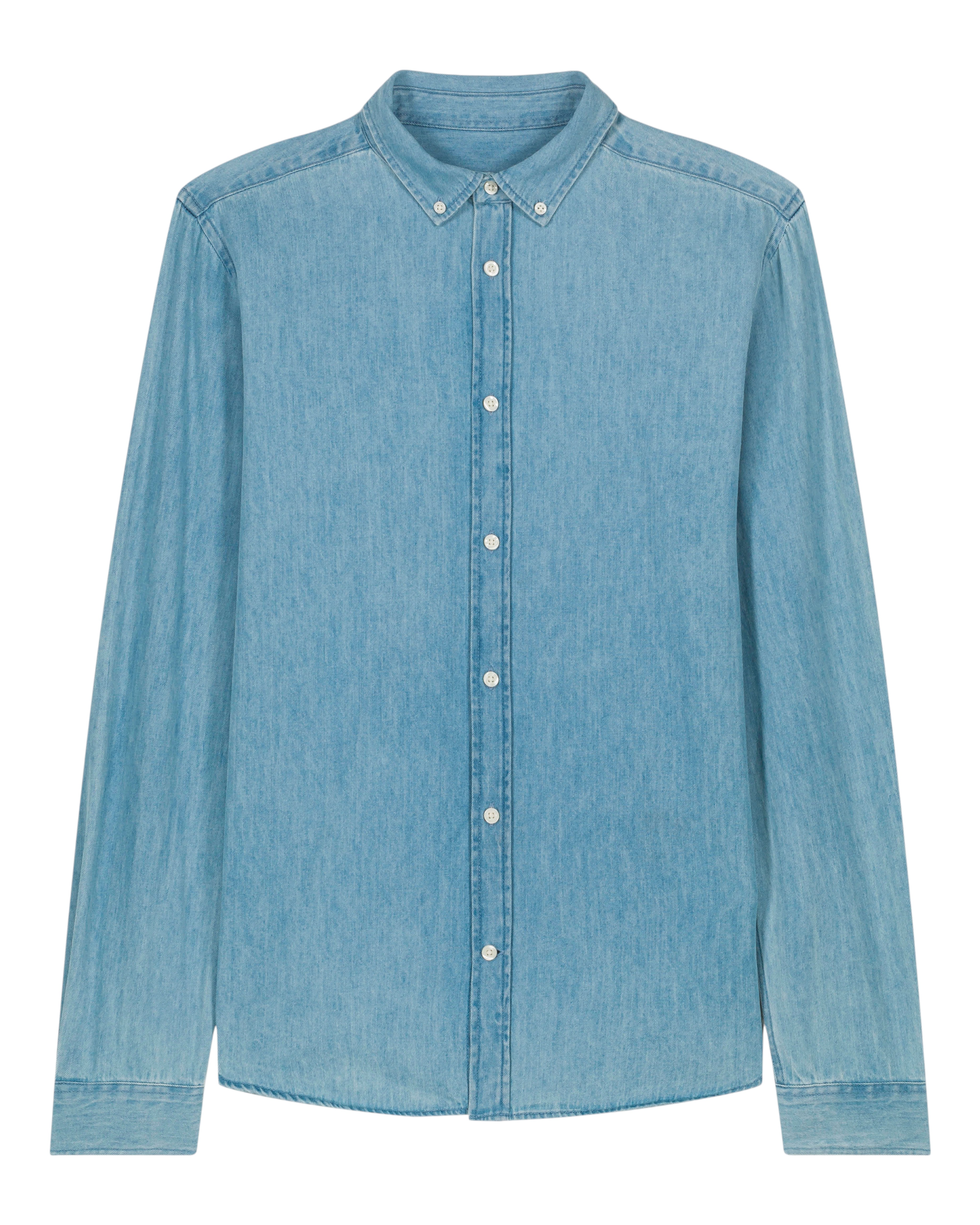 Мъжка риза Stanley Denim Shirt — Light Wash
